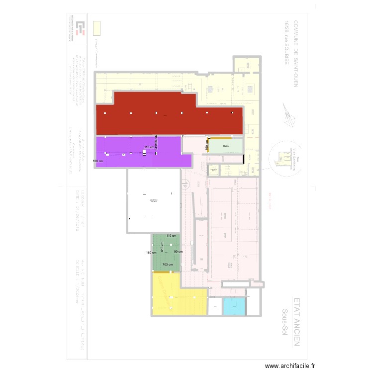 plan_G_OMAJ_espace. Plan de 11 pièces et 874 m2