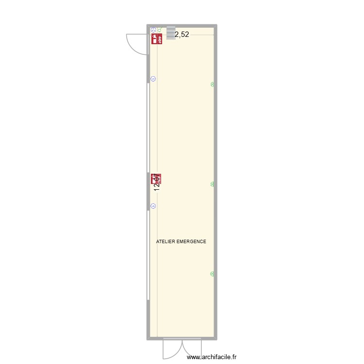 PLAN ATELIER EMERGENCE. Plan de 0 pièce et 0 m2