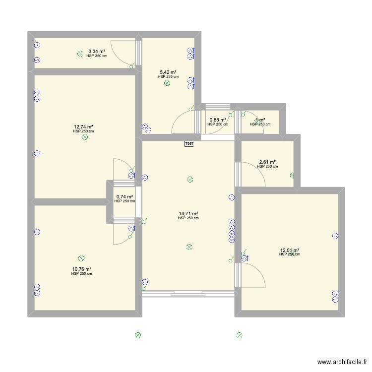 François. Plan de 0 pièce et 0 m2