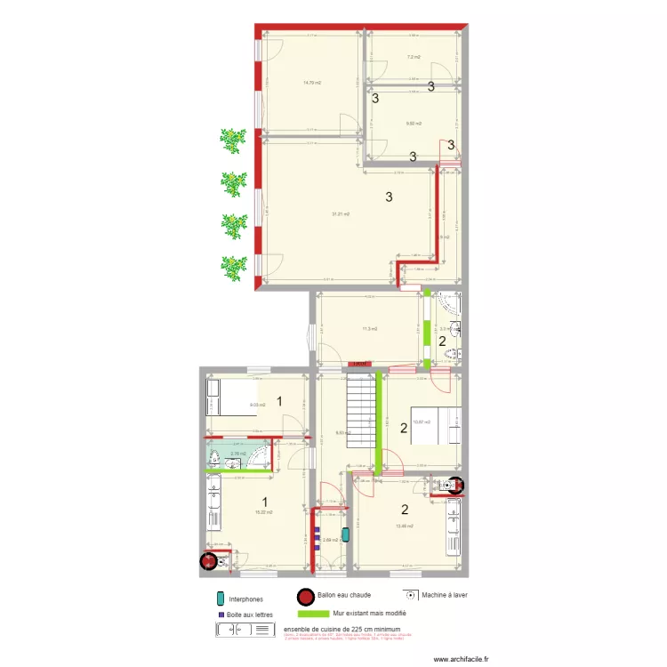 BASE LA SALLE projections 1  VERSION 5 APPART PREVISION 6. Plan de 