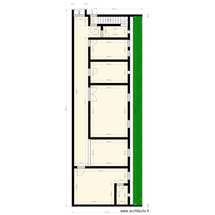 6x20 Client ZRT. Plan de 0 pièce et 0 m2