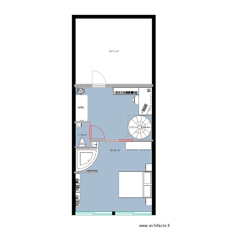 Rdj 6. Plan de 0 pièce et 0 m2