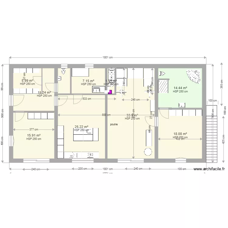 maisonmiclau6155x23x3x8 colonne 22. Plan de 