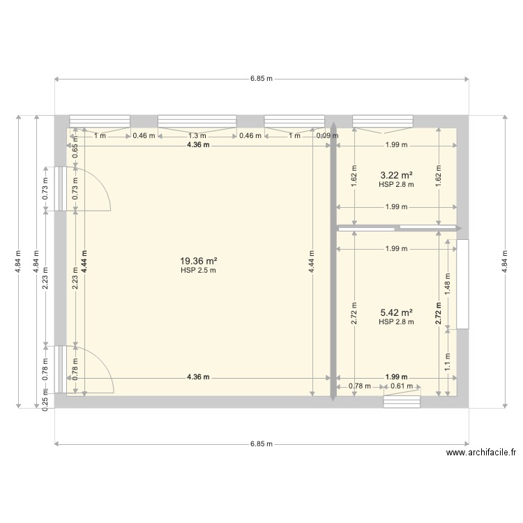 Cuisine. Plan de 0 pièce et 0 m2