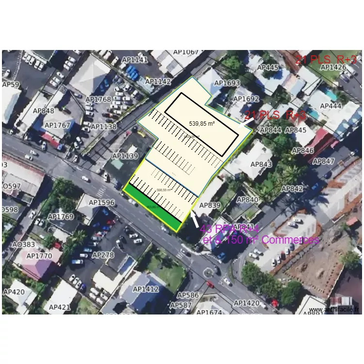 LA GARE ST ANDRE  pls . Plan de 