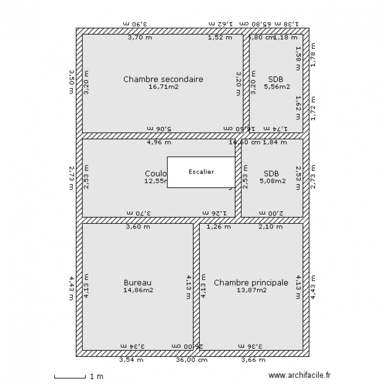 Maison Etage. Plan de 0 pièce et 0 m2