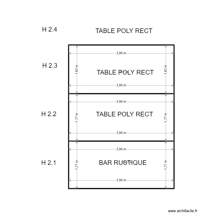 H 2. Plan de 