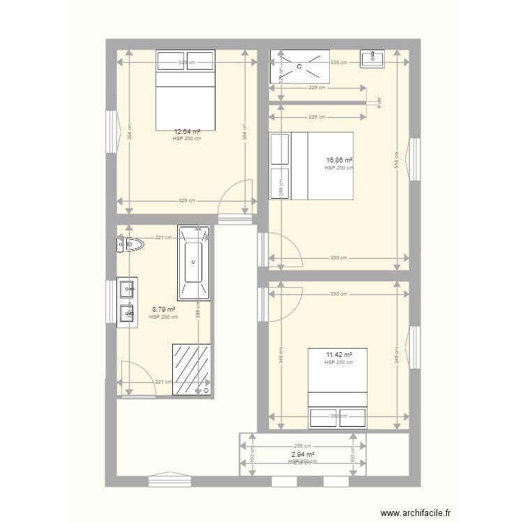 rdc chloe. Plan de 0 pièce et 0 m2