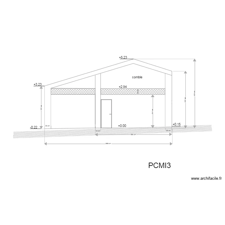 Coupe. Plan de Coupe. Plan de