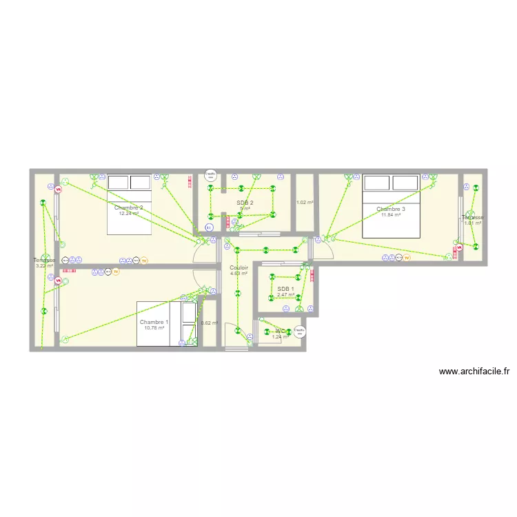 15 av charles de gaulle1. Plan de 