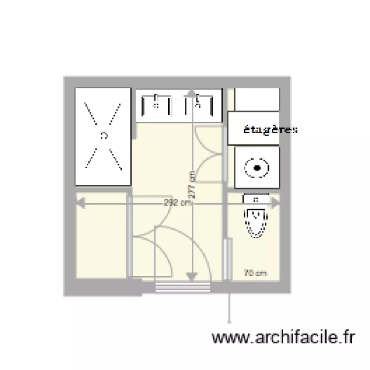 SDB Niogret 1. Plan de SDB Niogret 1. Plan de