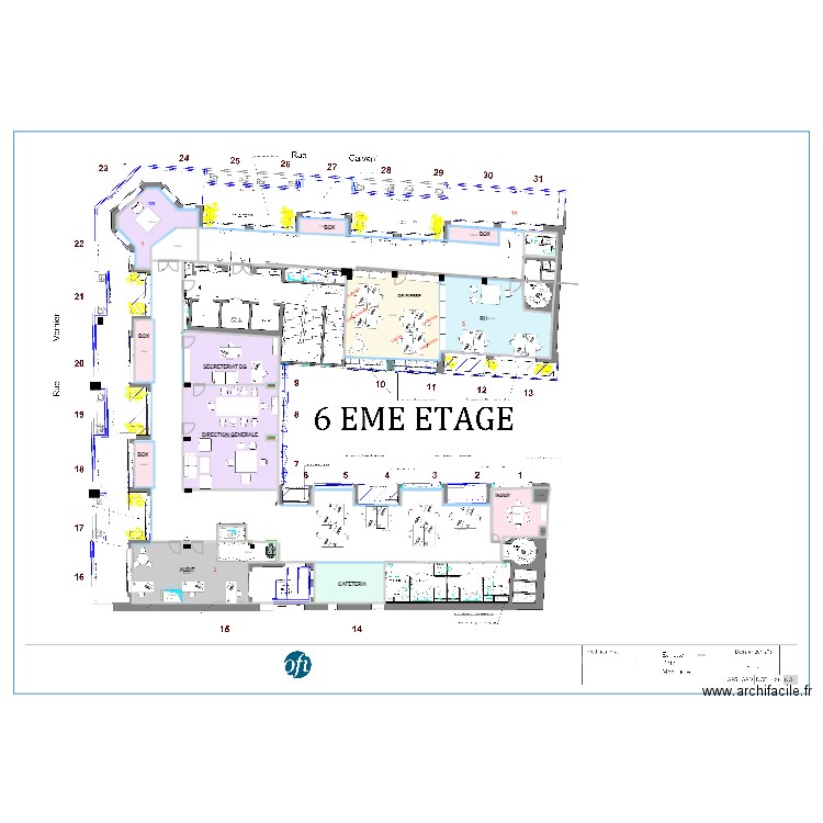 Sans les noms. Plan de 161 pièces et 3730 m2