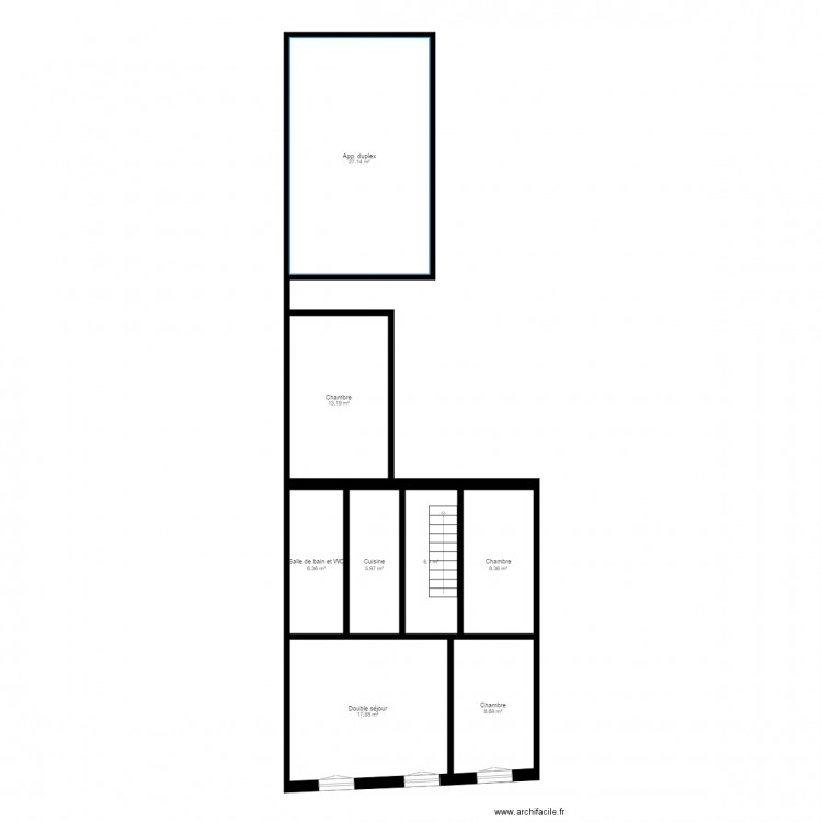 Leo etage. Plan de 0 pièce et 0 m2