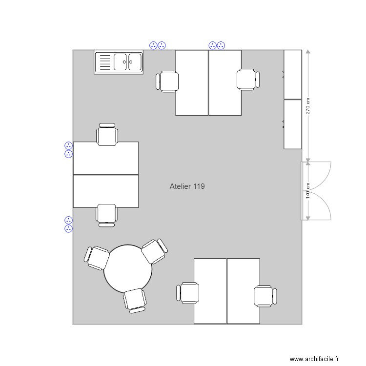 Atelier 119 V2. Plan de 0 pièce et 0 m2