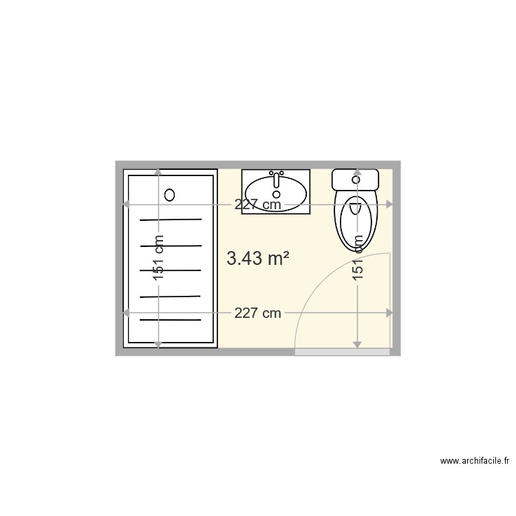 GRANDIN ODETTE . Plan de 0 pièce et 0 m2