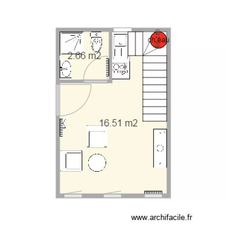 RDC 3 modifié. Plan de RDC 3 modifié. Plan de