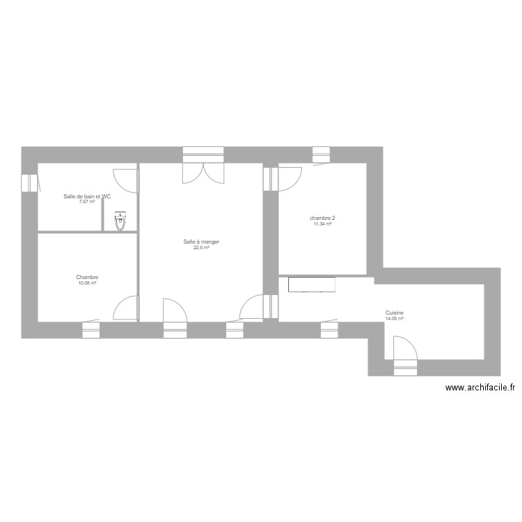 plan cornu. Plan de 0 pièce et 0 m2