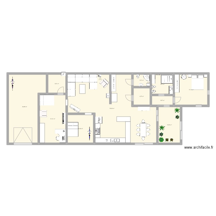 Appt . Plan de 0 pièce et 0 m2