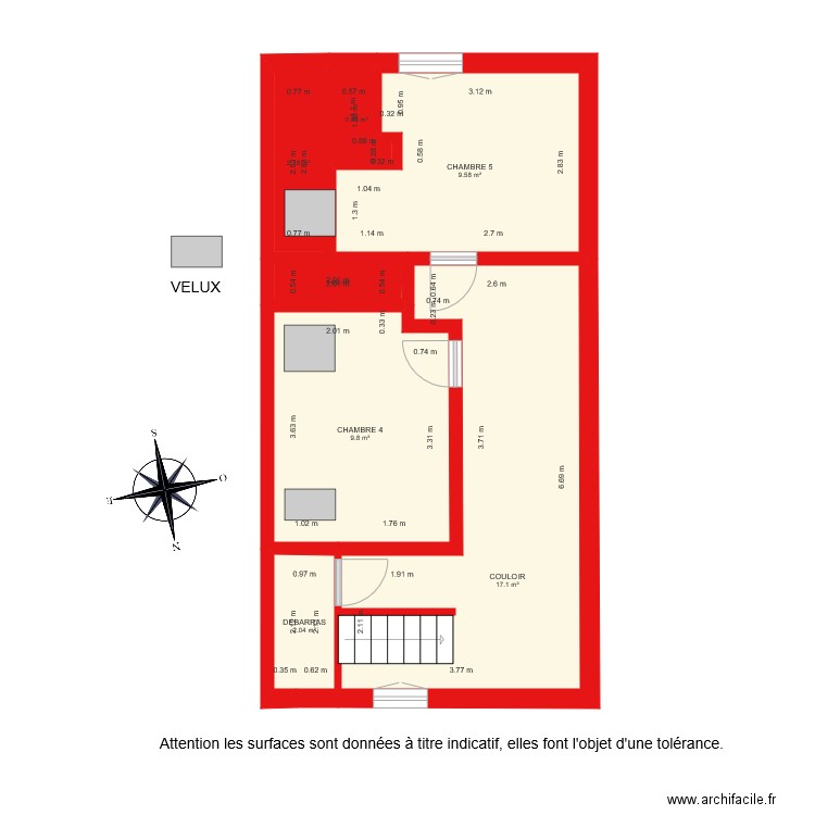 BI 1831 niveau 3. Plan de 0 pièce et 0 m2