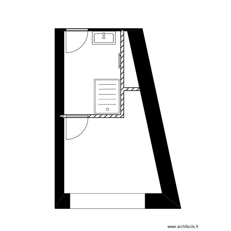 SDB FLEURET. Plan de 0 pièce et 0 m2