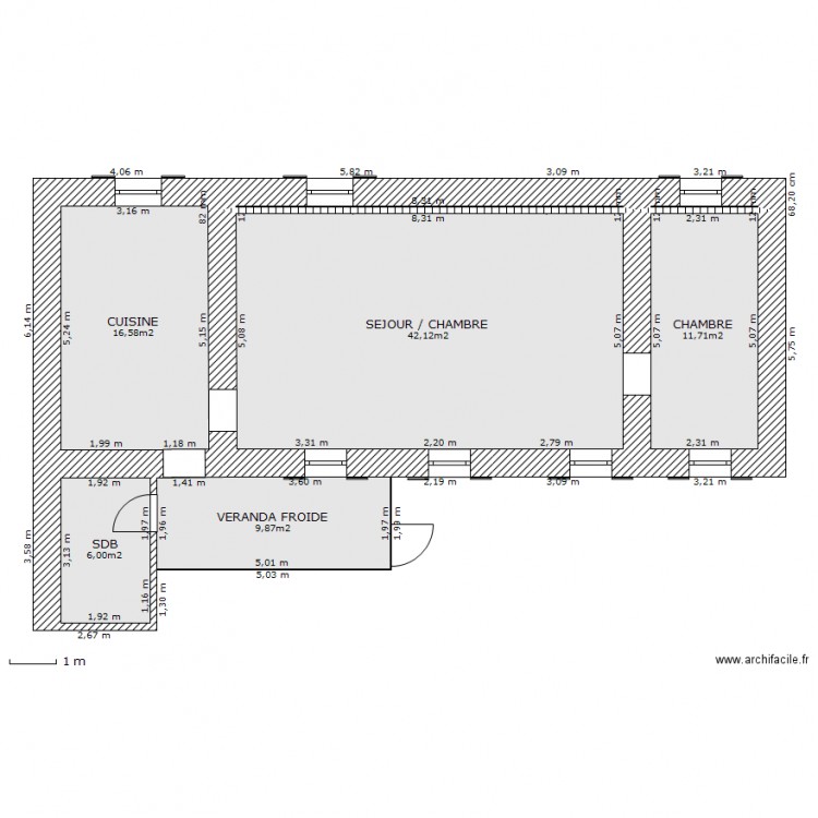 LALEUVE APRES TRAVAUX. Plan de 0 pièce et 0 m2