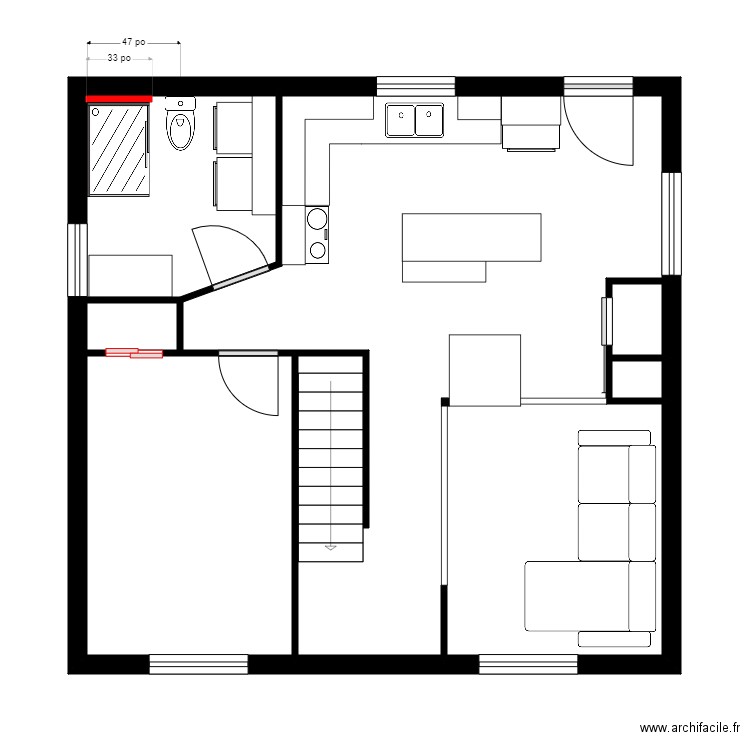 Naud rdch. Plan de 0 pièce et 0 m2