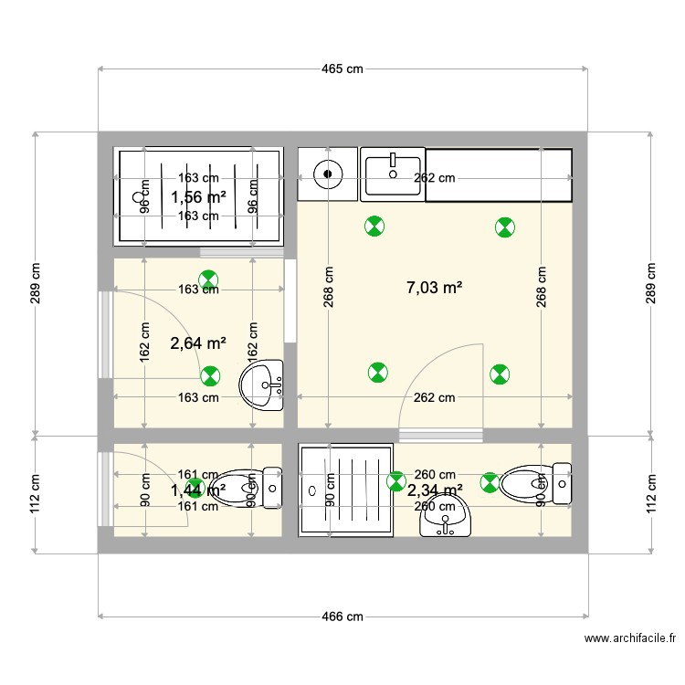 plan Conway 4. Plan de 0 pièce et 0 m2