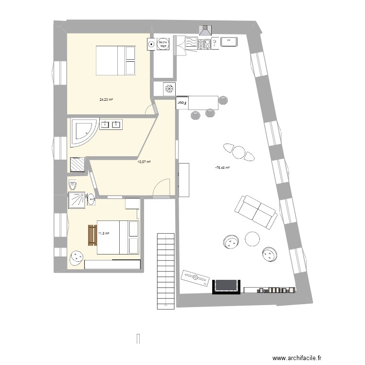 beziers. Plan de 0 pièce et 0 m2