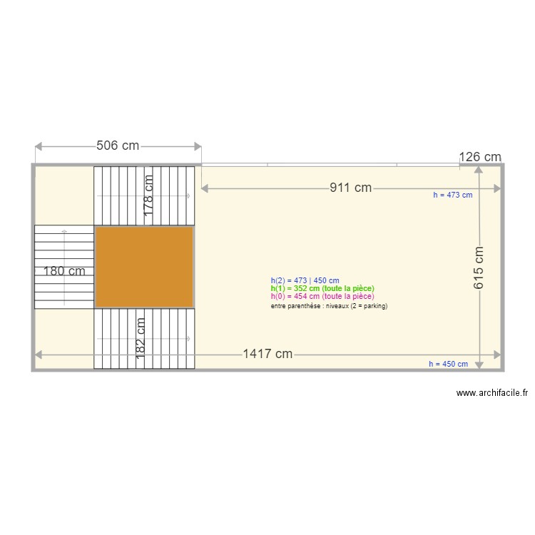 cage escalier ED. Plan de 0 pièce et 0 m2