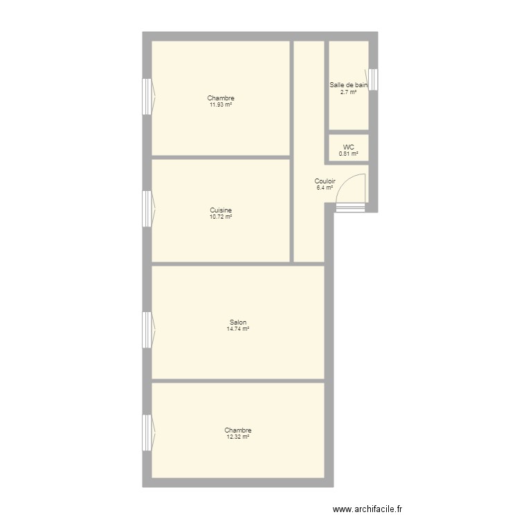 BONNELLE . Plan de 0 pièce et 0 m2