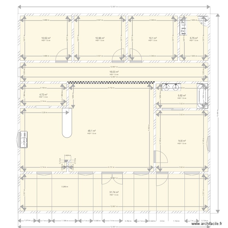 plan madi maoulida 2. Plan de 0 pièce et 0 m2
