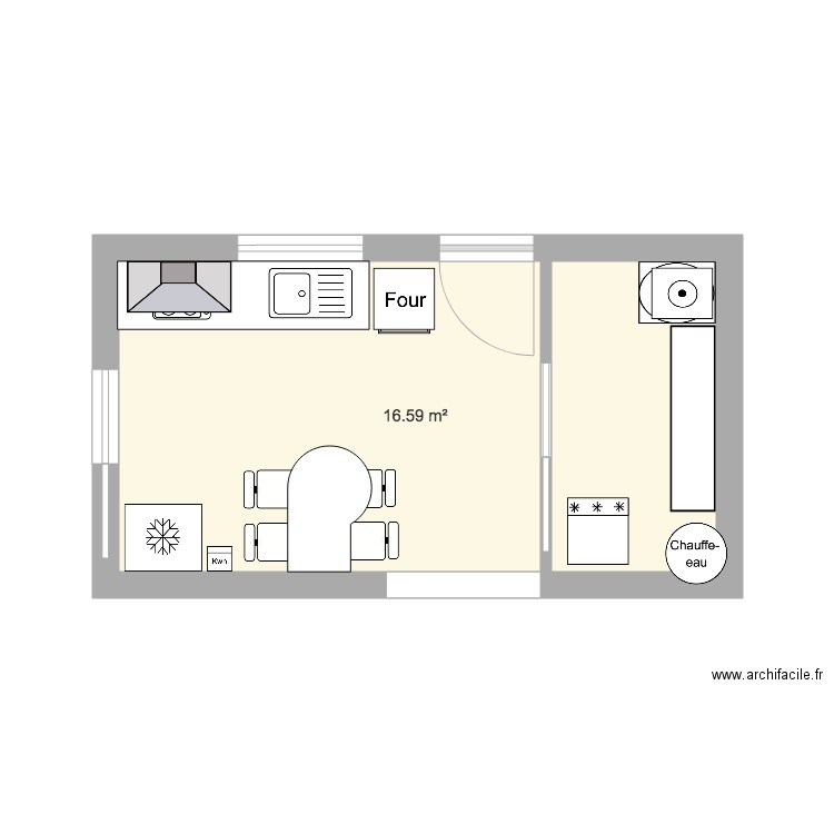 Projet Sud Cuisine. Plan de 0 pièce et 0 m2