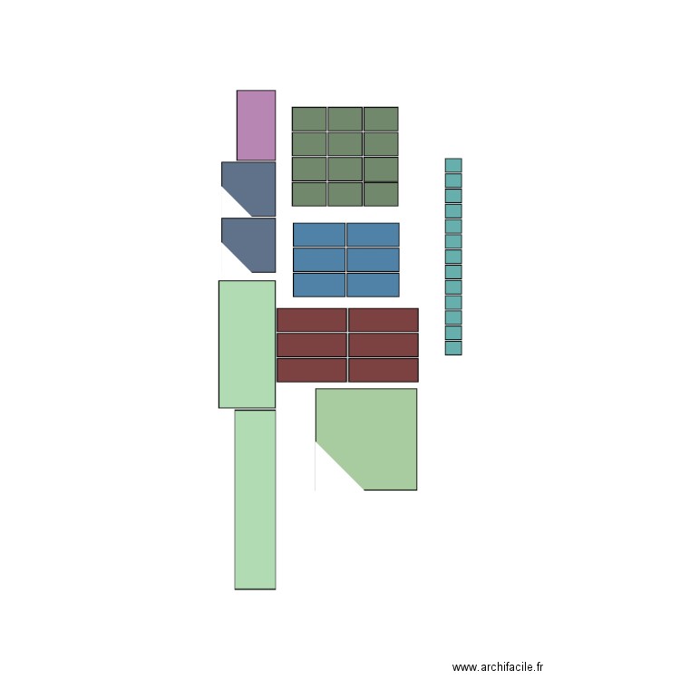 Meubles Bureau. Plan de 0 pièce et 0 m2