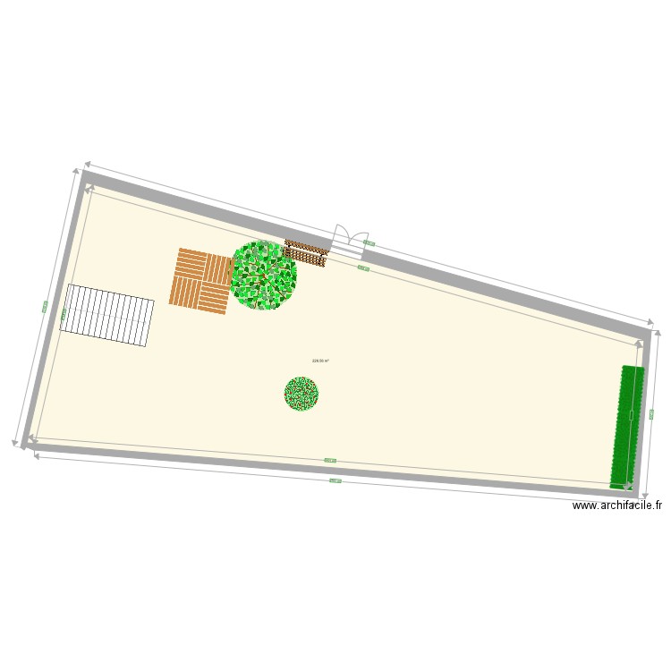 mon jardin. Plan de 0 pièce et 0 m2