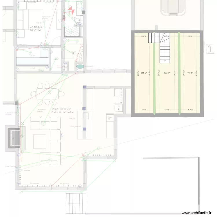 PLAN RENO électricité. Plan de PLAN RENO électricité. Plan de