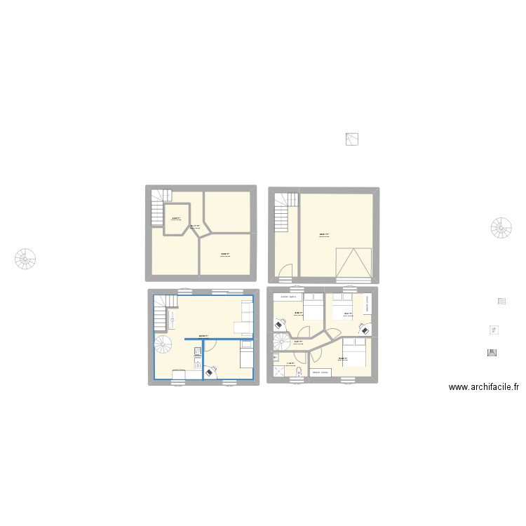  plan 1er etage osny. Plan de 0 pièce et 0 m2