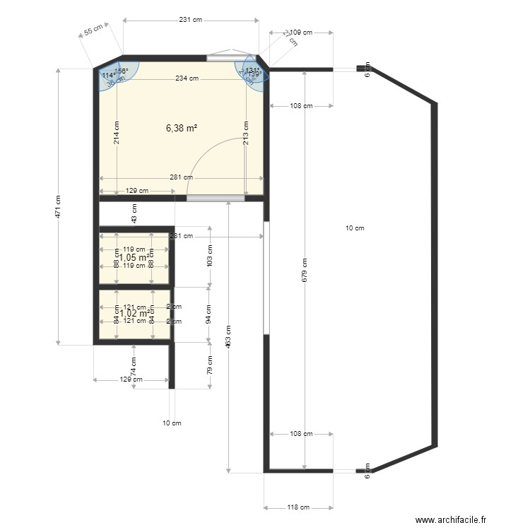 RDC. Plan de 0 pièce et 0 m2