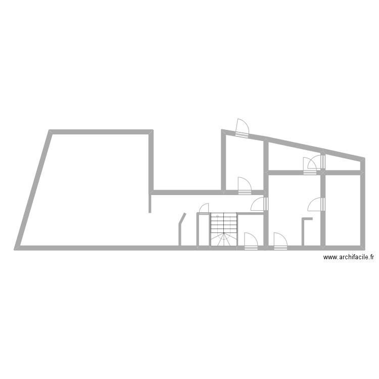 rdc 1. Plan de 0 pièce et 0 m2