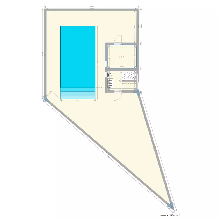 PISCINE Salle de bain 2. Plan de 
