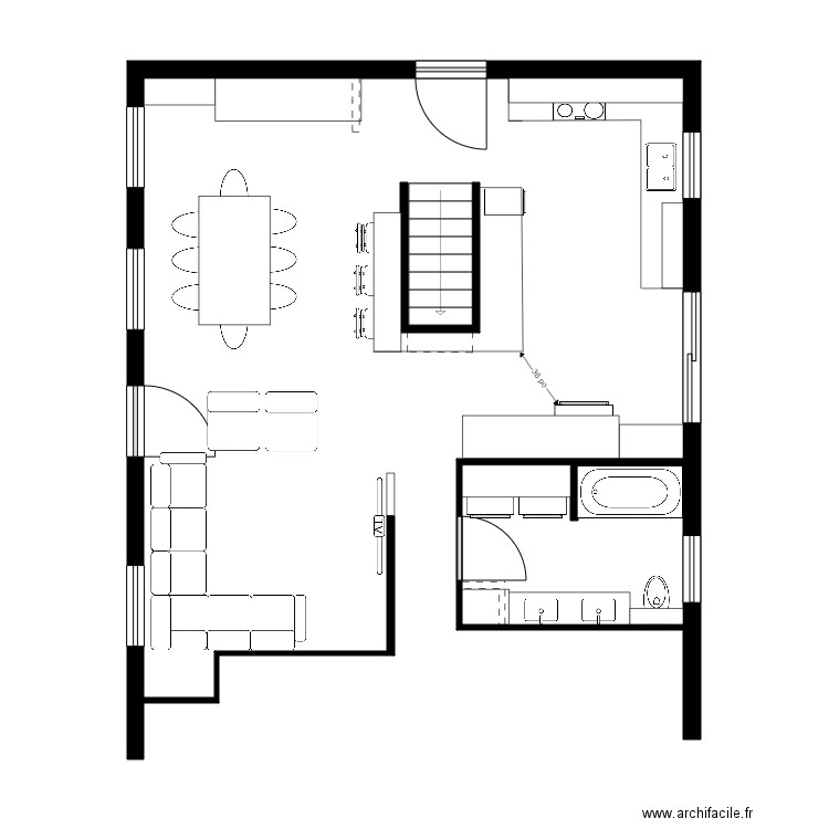 jl bouffard. Plan de 0 pièce et 0 m2