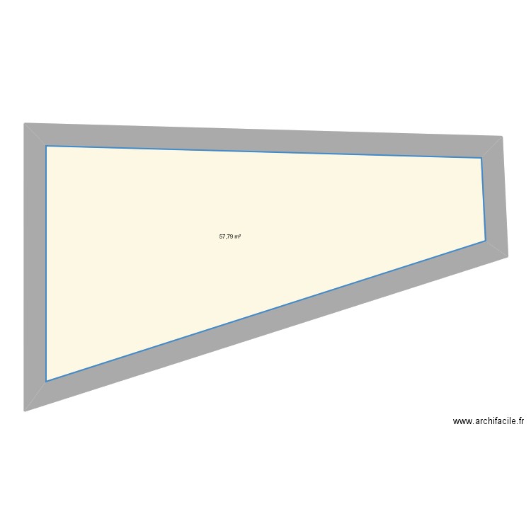 Fougères. Plan de 0 pièce et 0 m2