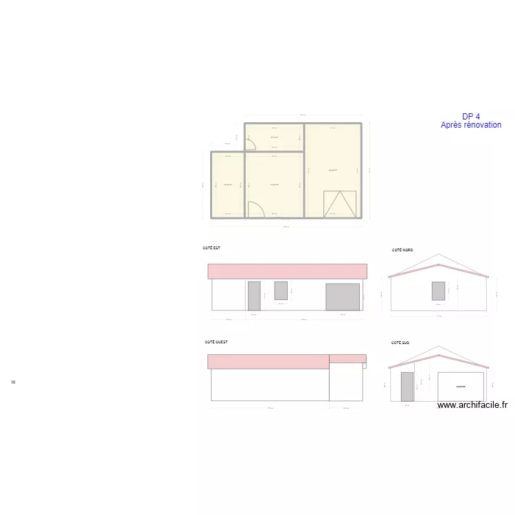 RENOVATION GRANGE / DP3. Plan de 