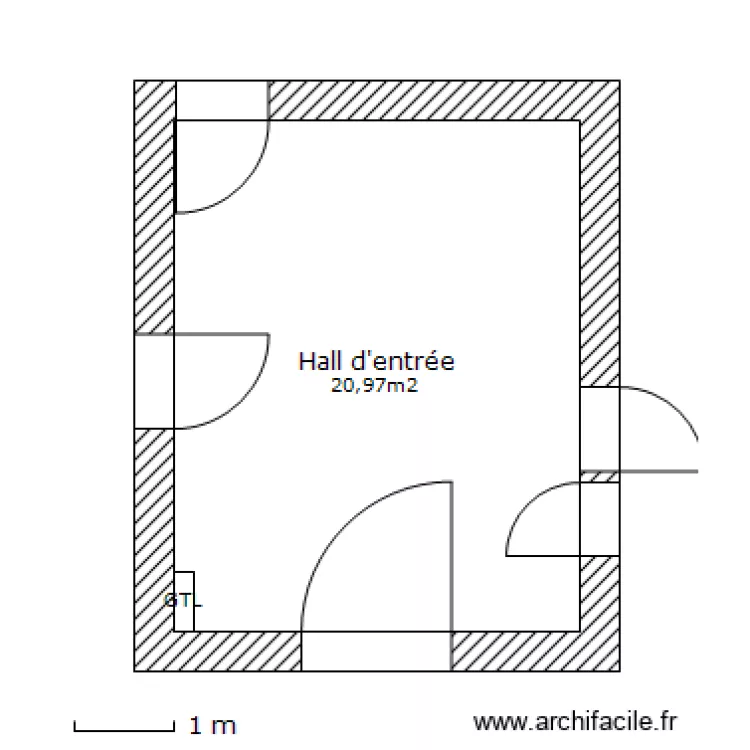 Hall d'entrée. Plan de Hall d'entrée. Plan de
