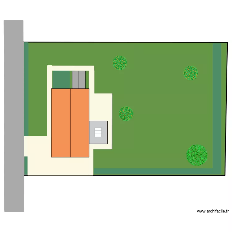 Plan de masse Maison. Plan de 