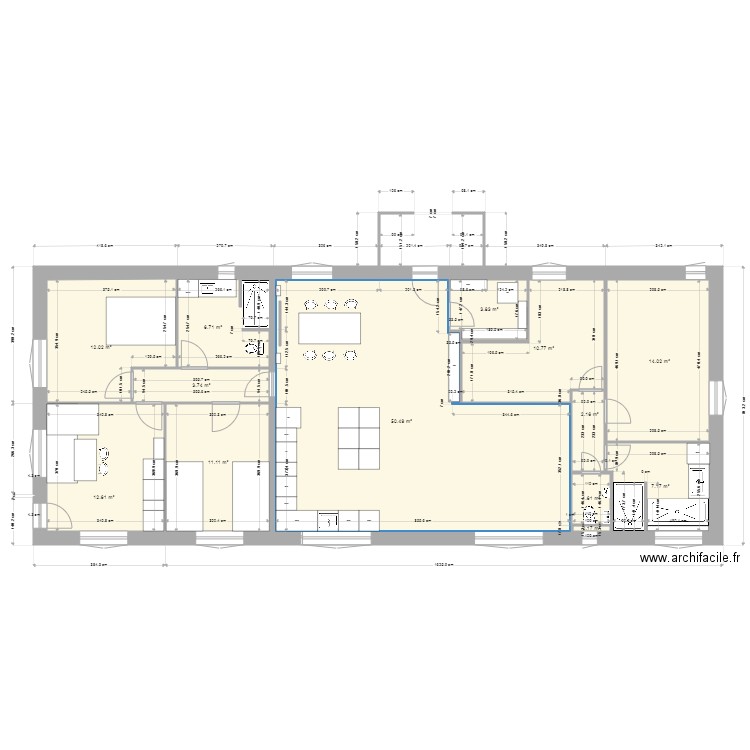 maison plein pied 42. Plan de 0 pièce et 0 m2