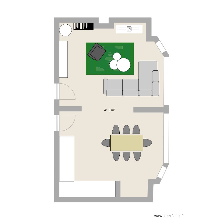 appartement 1. Plan de 0 pièce et 0 m2