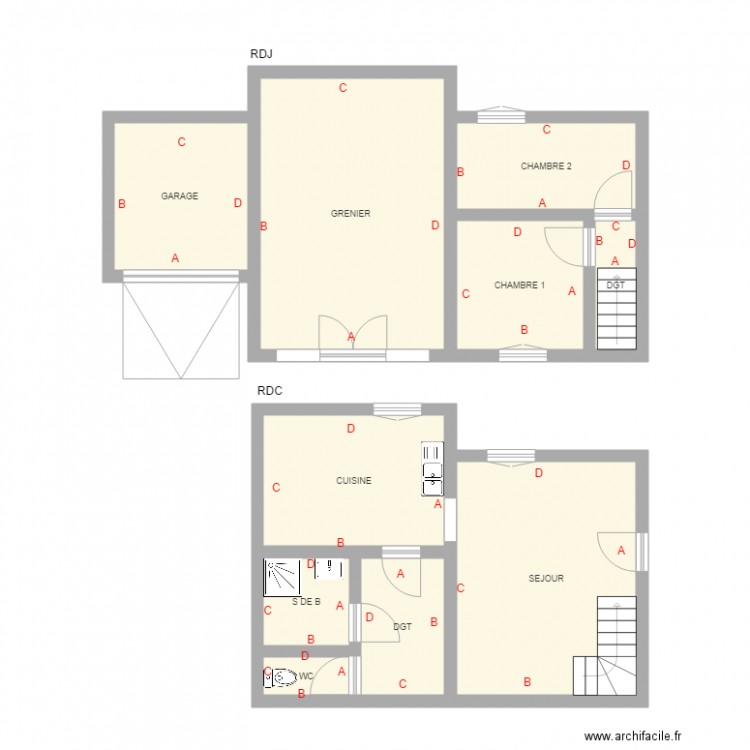 ROLLIN. Plan de 0 pièce et 0 m2