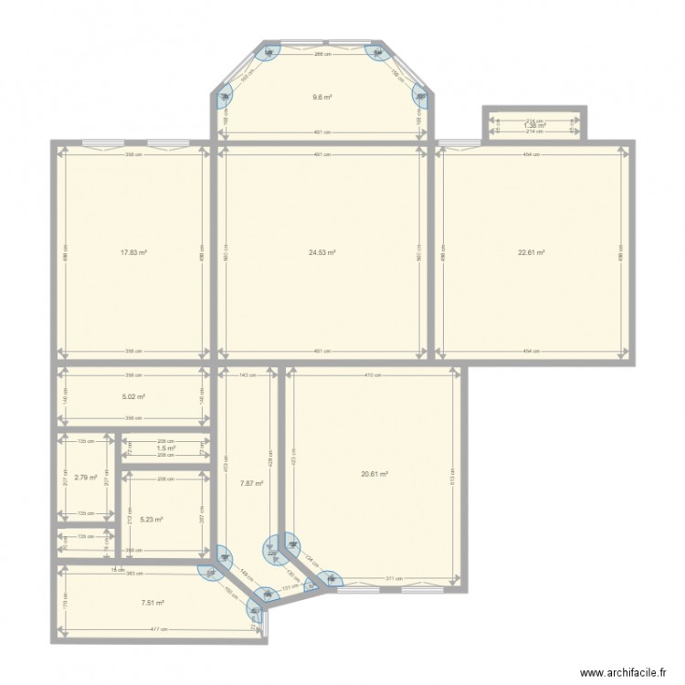 Péterfy 129m2. Plan de 0 pièce et 0 m2