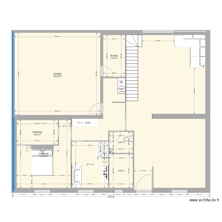 début projet 15. Plan de 0 pièce et 0 m2