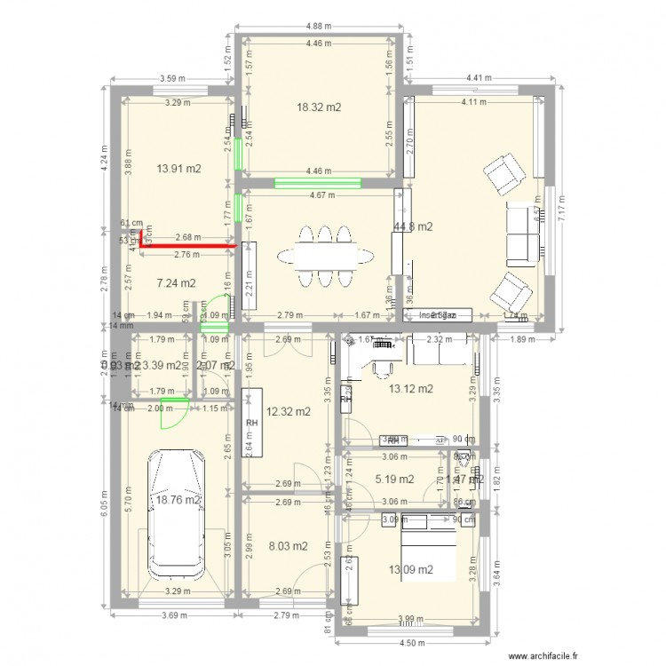 Moulin RDC 10 02. Plan de 0 pièce et 0 m2